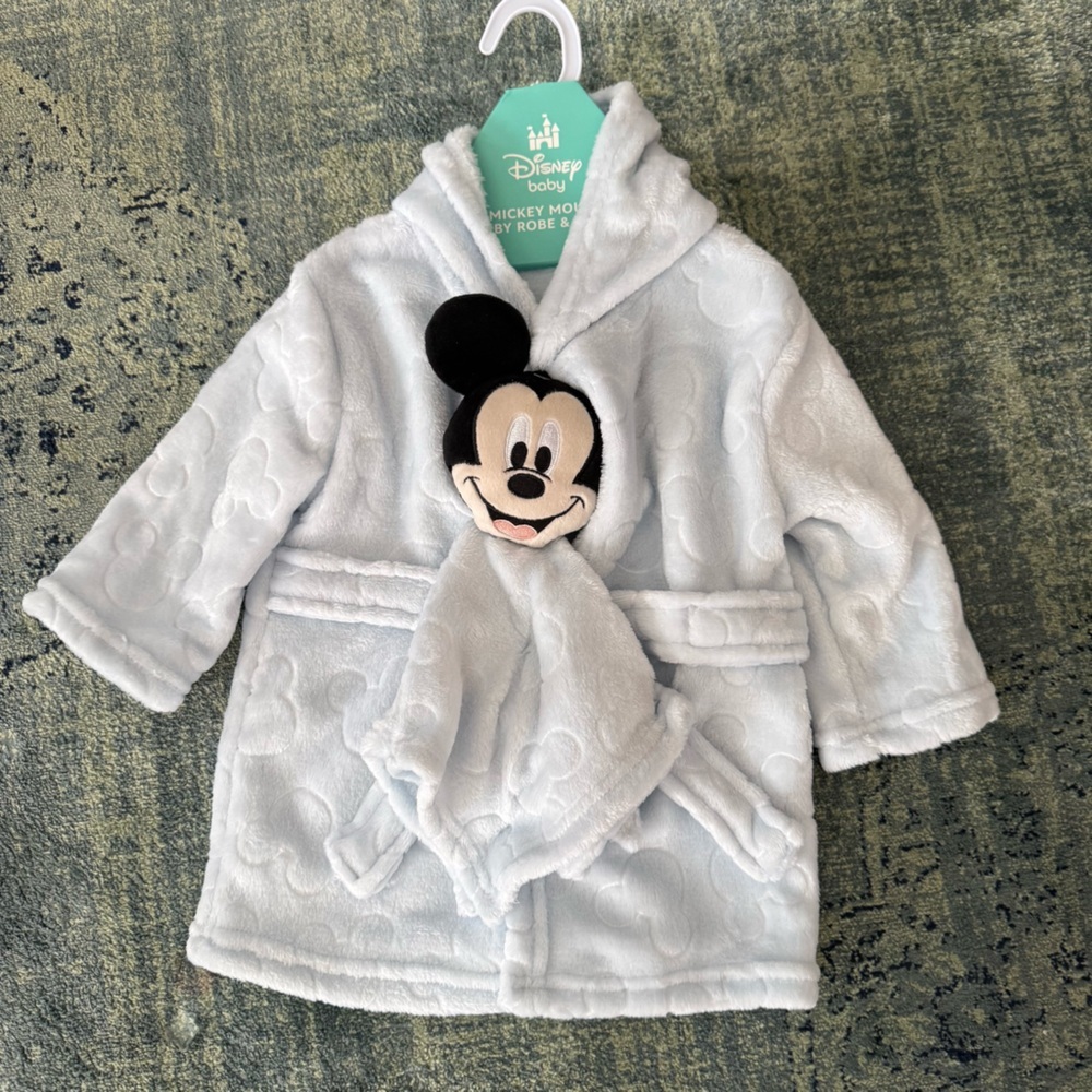 Micky Mouse Robe & Lovie 0-9 months